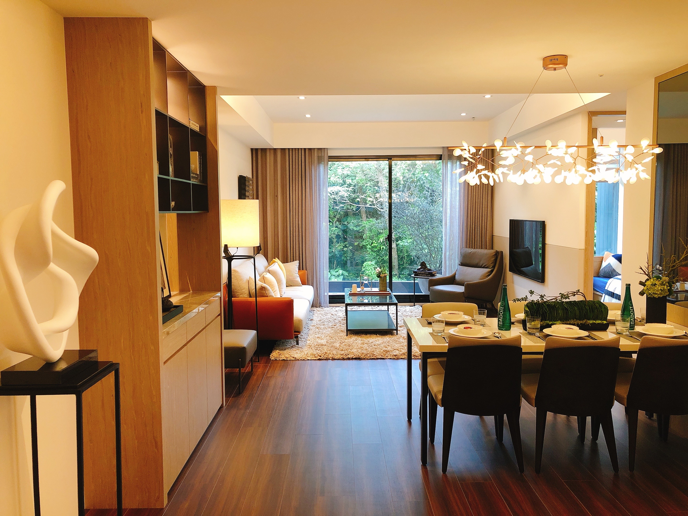 晴山學特區樣品屋客廳